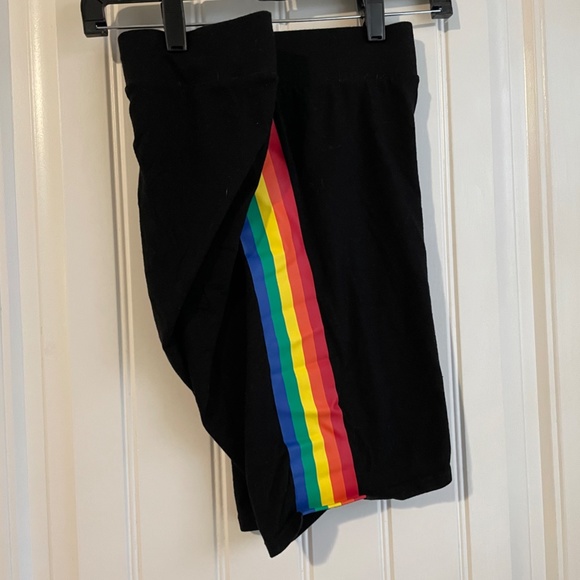 Pride Rainbow Striped Bike-shorts - Picture 3 of 3